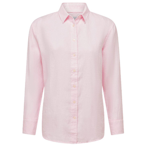 Schoffel Womens Salthouse Linen Shirt main pale pink