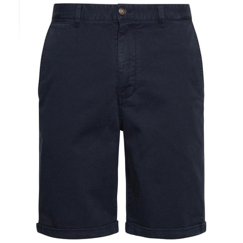 Dark Navy Barbour Mens Washed Twill Chino Short