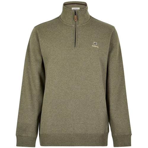 Kelp Dubarry Mens Boyce Zip Neck Sweatshirt