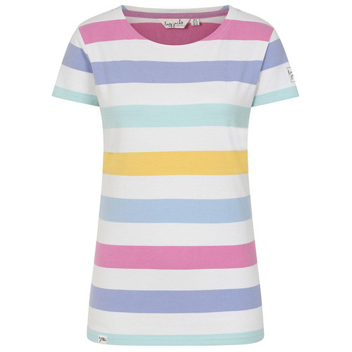 Watercolours Lazy Jacks Womens LJ8M Short Sleeve Breton T-Shirt