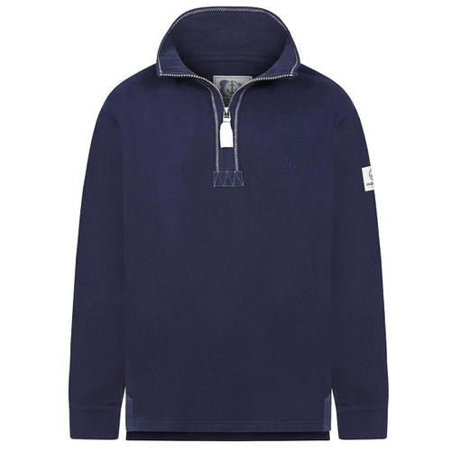 Marine Lazy Jacks Mens LJ40 Plain 1/4 Zip Sweatshirt