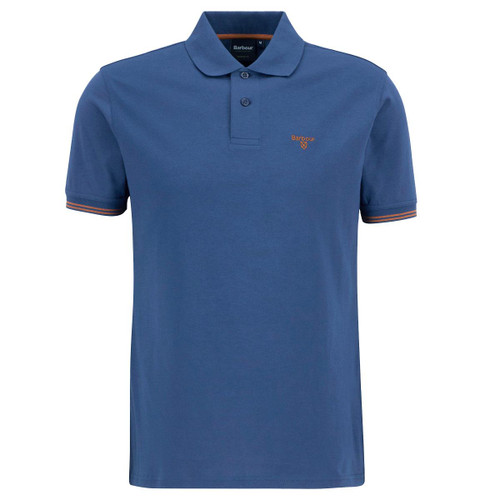 Dark Denim Barbour Mens Austwick Polo Shirt