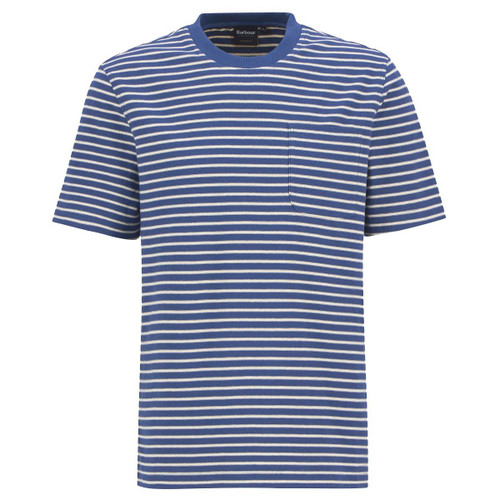 Dark Denim Barbour Mens Frensham Stripe T-Shirt