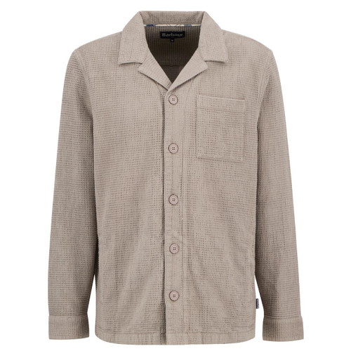 Concrete Barbour Mens Sandwood Waffle Overshirt