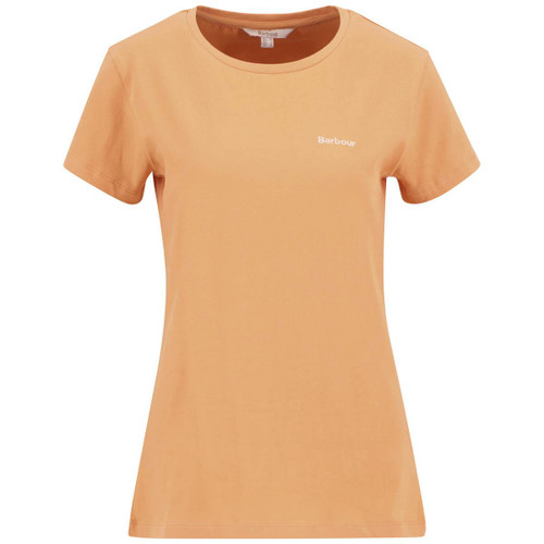 Papaya Barbour Womens Saltford T-Shirt
