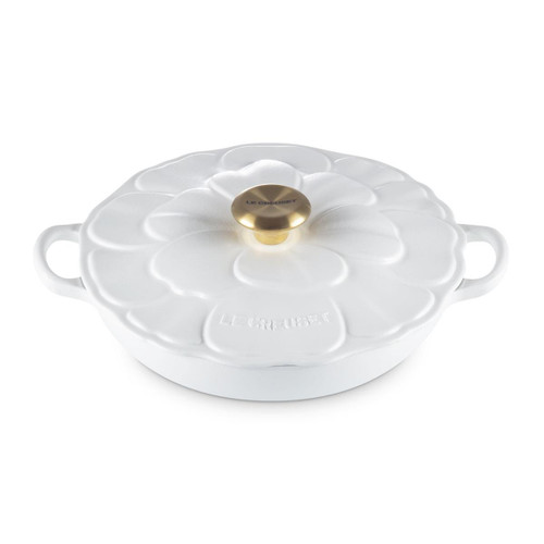 Le Creuset 26cm Cast Iron Petal Shallow Casserole