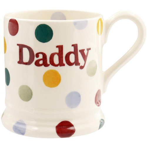 Emma Bridgewater Polka Dot Daddy Half Pint Mug Emma Bridgewater Polka Dot Daddy Half Pint Mug