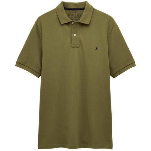 Khaki Green Joules Mens Woody Polo Shirt