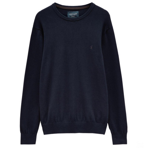 Navy Joules Mens Hillside Crew Neck Jumper