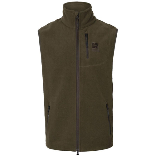  Willow Green Harkila Mens Anniversary Fleece Waistcoat Front