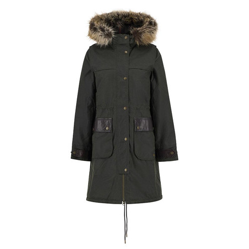 Barbour Women's Durham City Parka Wax