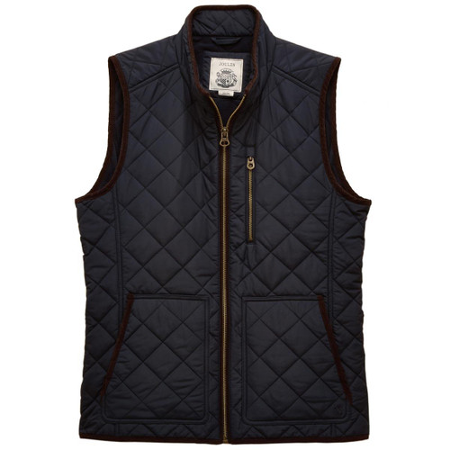 Navy Joules Mens Maynard Quilted Gilet