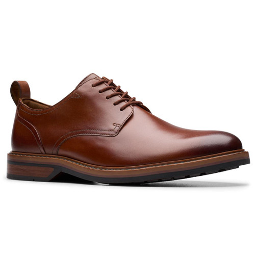 Tan Leather Clarks Mens Aldwin Lace Shoes Tan Leather Clarks Mens Aldwin Lace Shoes