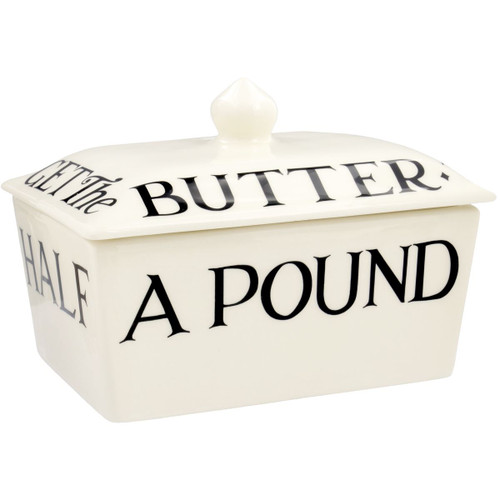 Emma Bridgewater Black Toast Half A Pound Small Butter Dish Emma Bridgewater Black Toast Half A Pound Small Butter Dish