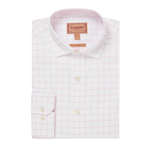  Pink Schoffel Mens Westminster Classic Shirt