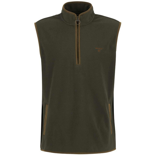 Olive Barbour Mens Harwood Fleece Gilet