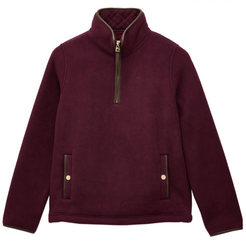 Red Joules Womens Heritage Fleece 1/4 Zip Jumper
