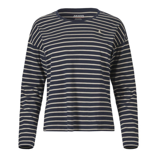Musto Womens Original Long Sleeve Stripe Tee
