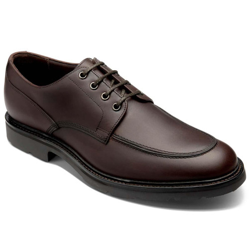 Dark Brown Waxy Leather Loake Mowbury Shoe