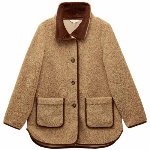 Neutral Joules Womens Sadie Longline Fleece Jacket Neutral Joules Womens Sadie Longline Fleece Jacket