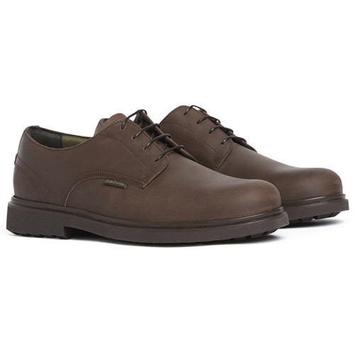 Dark Brown Barbour Mens Carthy Derby Shoe