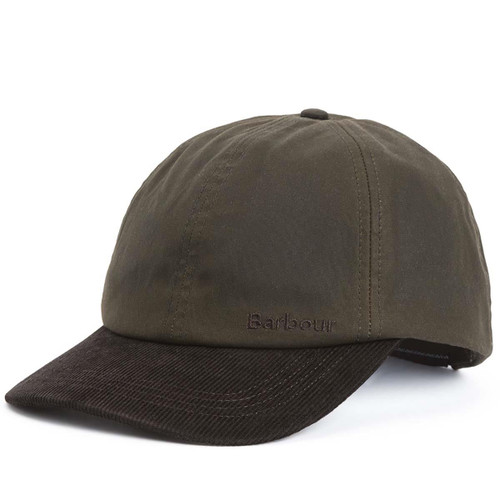 Olive/Brown Barbour Mens Ashby Cap Olive/Brown Barbour Mens Ashby Cap