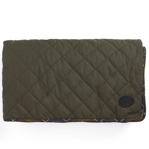 Olive Barbour Dog Quilt and Fleece Blanket