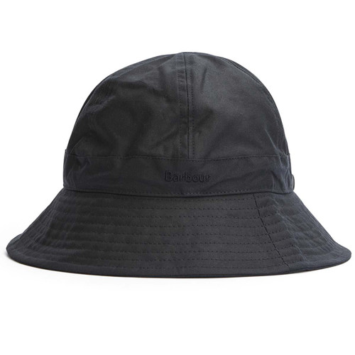 Barbour Mens Transport Wax 6 Panels Hat Navy main