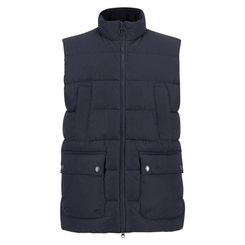 Dark Navy Barbour Mens Bedale Puffer Gilet Dark Navy Barbour Mens Bedale Puffer Gilet