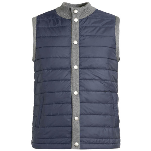 Mid Grey Barbour Mens Essential Knitted Gilet