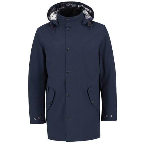 Navy Barbour Mens Chelsea Waterproof Mac