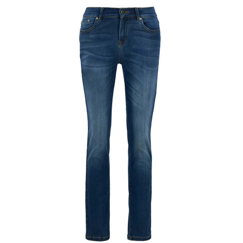 Worn Blue Wash Barbour Womens Essential Slim Jeans