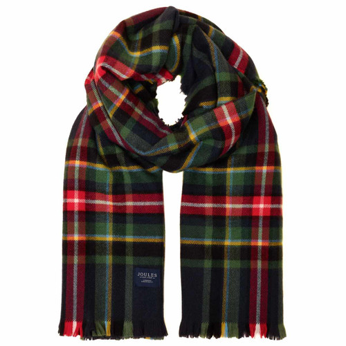 Navy Joules Womens Bracewell Blanket Scarf Navy Joules Womens Bracewell Blanket Scarf
