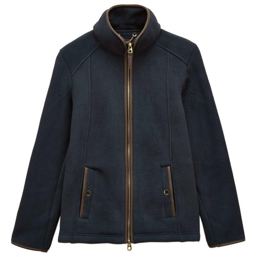 Navy Joules Womens Heritage Fleece Full Zip Jacket