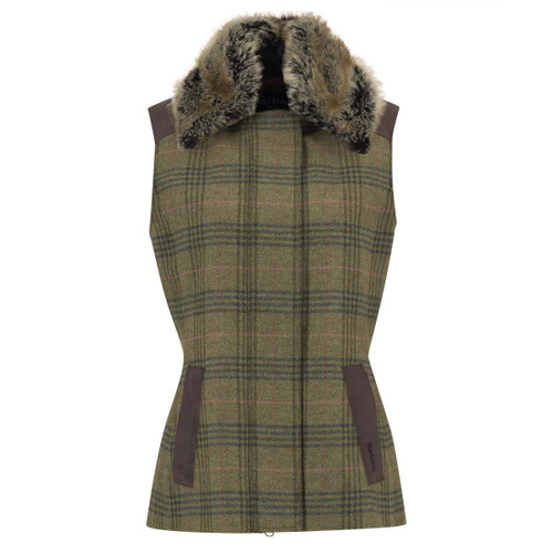 Arabesque/Brown Barbour Womens Rosemary Wool Gilet