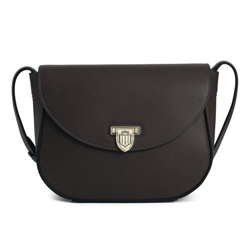 Mahogany Leather Fairfax & Favor Blenheim Saddle Bag