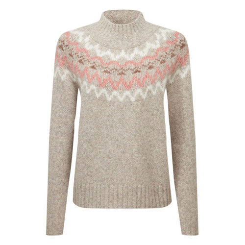 Schoffel Womens Evie Fairisle Jumper Cobblestone