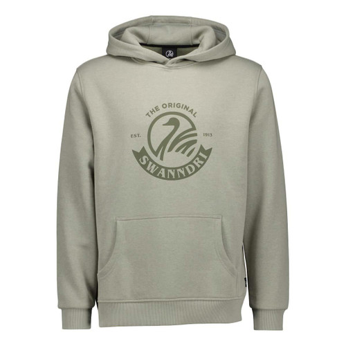 Horizon Grey/Dark Olive Swanndri Mens Original V2 Printed Hoodie Horizon Grey/Dark Olive Swanndri Mens Original V2 Printed Hoodie