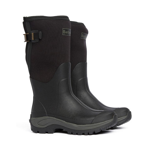 Black  Barbour Mens Tynedale Tall Wellington