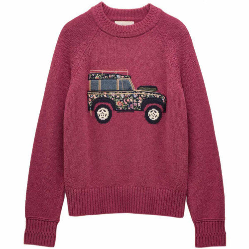 Pink Joules Womens Rutland 4x4 Knitted Jumper