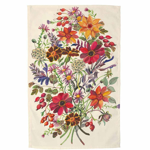 Emma Bridgewater Autumn Flowers Tea Towel