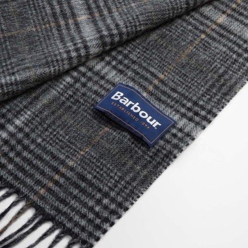 Grey Barbour Danbrooke Scarf Label