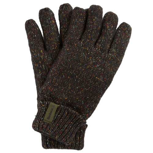 Forest Green Barbour Mens Eston Knitted Gloves