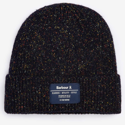 Navy Barbour Mens Eston Beanie