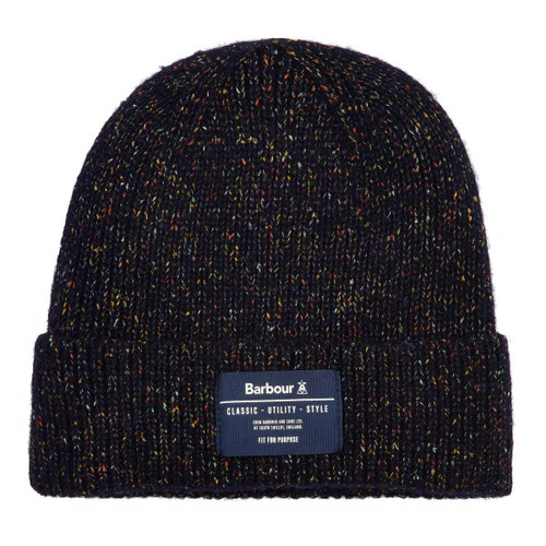 Navy Barbour Mens Eston Beanie