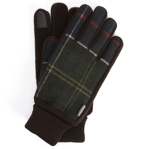 Classic Tartan Barbour Mens Hackney Tartan Gloves