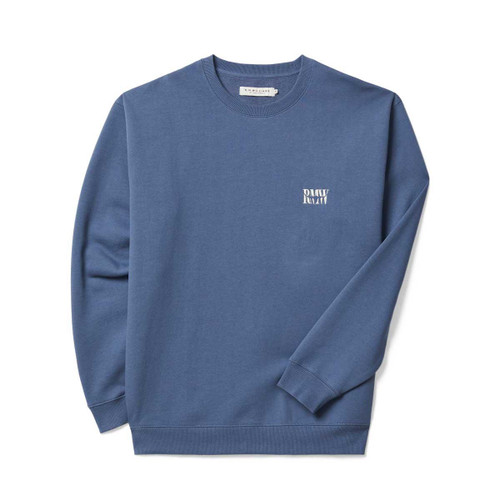 Blue R.M. Williams Mens Branded Crew Sweatshirt