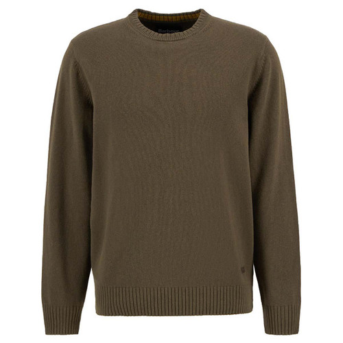 Olive Barbour Mens Kelson Crew Neck Sweater