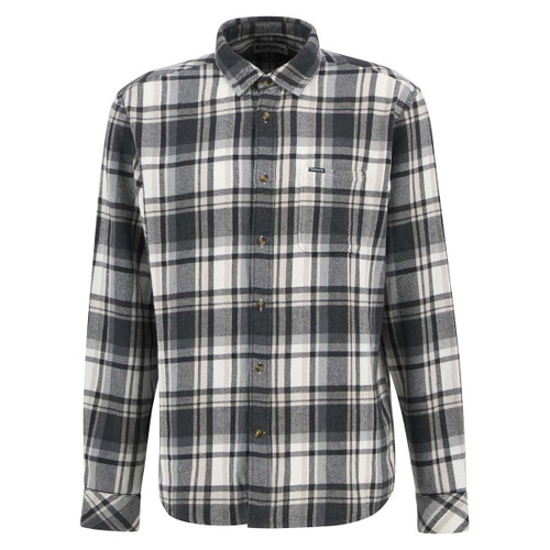 Charcoal Barbour Mens Chopford Relaxed Shirt