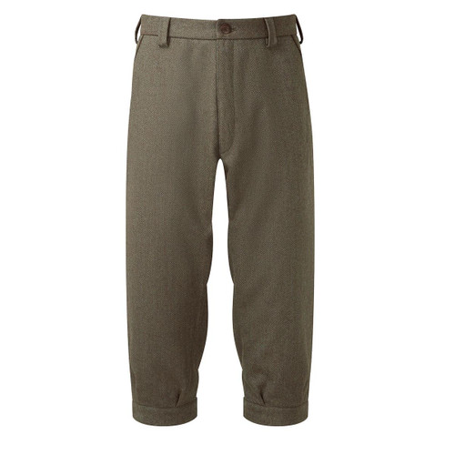 Schoffel Mens Tweed Plus Twos Loden Green Herringbone